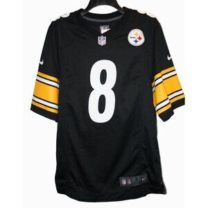 Nike Pittsburgh Steelers Kenny Pickett #8 On Field Jersey Mens Size S Black